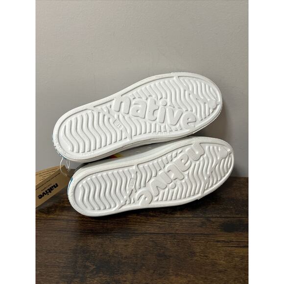 NEW Native Kids Jefferson BLOCK Sandals Size J1 ~ GERMANY FLAG Black,Red,Yellow - Picture 7 of 9